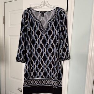 White House black market Patterned Dress